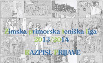 Razpisi za Zimsko primorsko teniško ligo 2013/2014
