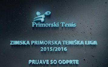 Odprte so prijave na Zimsko primorsko teniško ligo 2015/2016