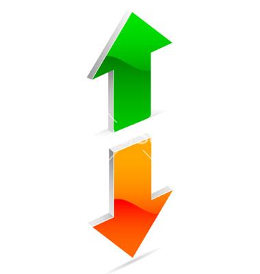up and down arrow