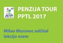 Milan Murovec odčital lekcijo vsem v ATP Penzija Touru